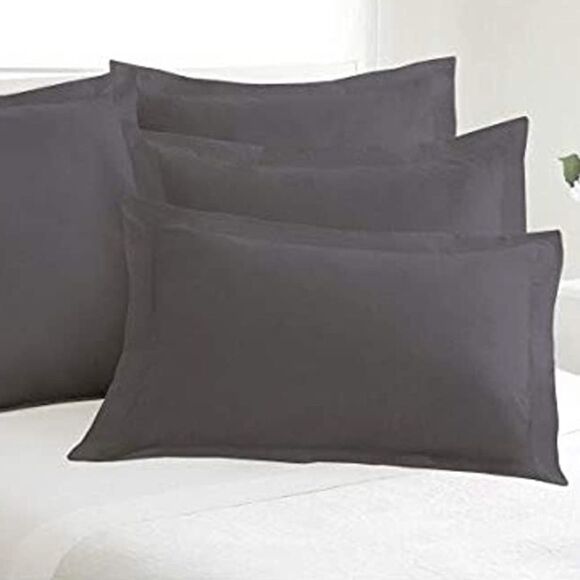 NEW Today's Home Microfiber Standard Pillow Sham 2-Pack - grey - Picture 1 of 5